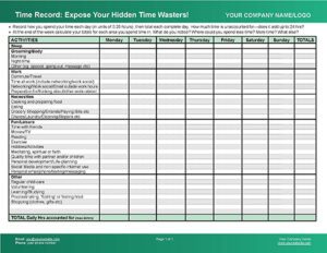 Track Time Recording Coaching Template