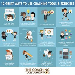 12 Ways to Use Coaching Exercises and Tools INFOGRAPHIC