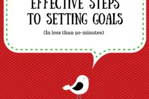 Bird tweeting 5 surprisingly effective steps to set your goals in less than 90 minutes