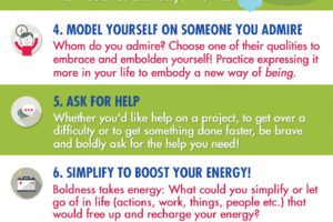 10 Ways to be Bolder in Life Infographic